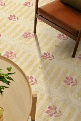 Vida Rose Tufted Runner Rug - Pink, Polyester by Anthropologie, alternate view