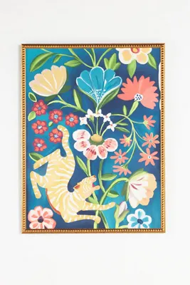 Ruti Shaashua for Artfully Walls Happy Tiger Wall Art product