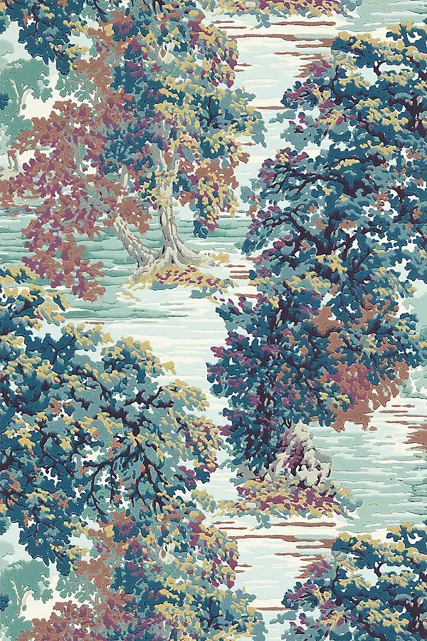 Ancient Canopy Wallpaper - Blue product