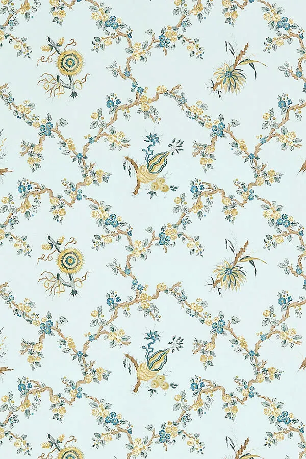 Trelliage Wallpaper - Blue product