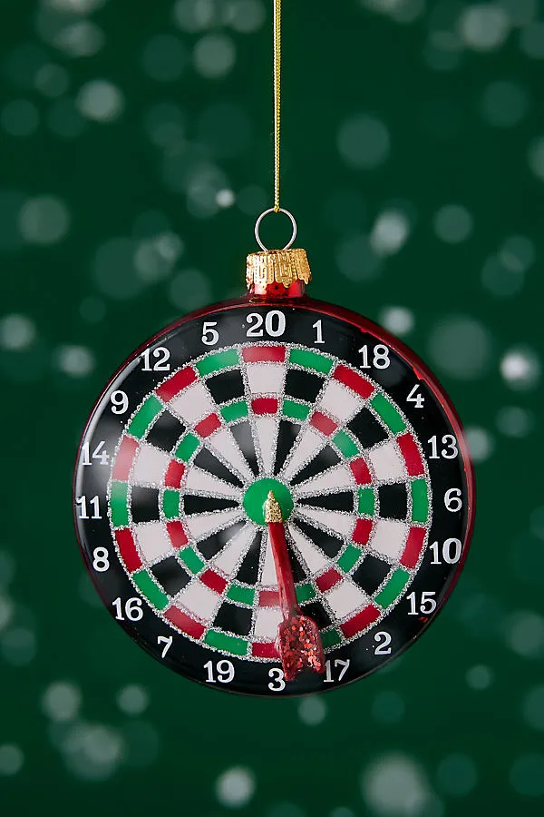 Darts Board Shaped Bauble by Anthropologie