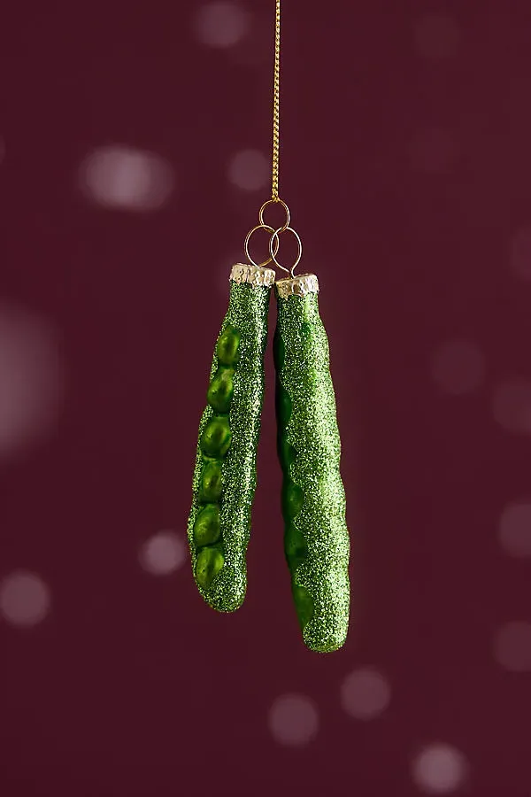 Peas In A Pod Shaped Bauble - Green by Anthropologie