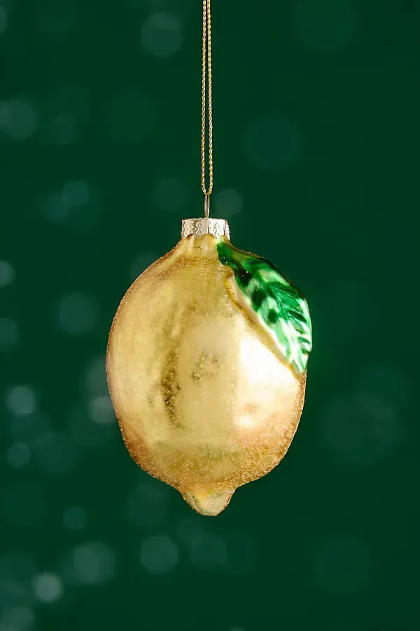 Sass & Belle Lemon Shaped Bauble - Yellow by Anthropologie