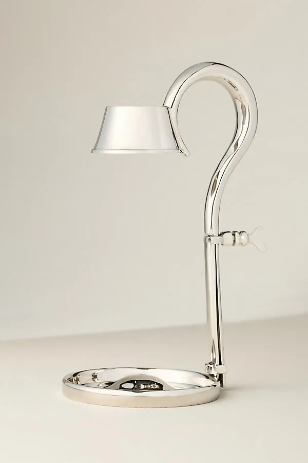 Bacchus Bottle Pourer - Nickel-Plated Brass by Anthropologie