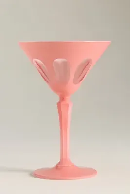 Rialto Martini Glasses Set of 2 - Pink by Anthropologie, image 2