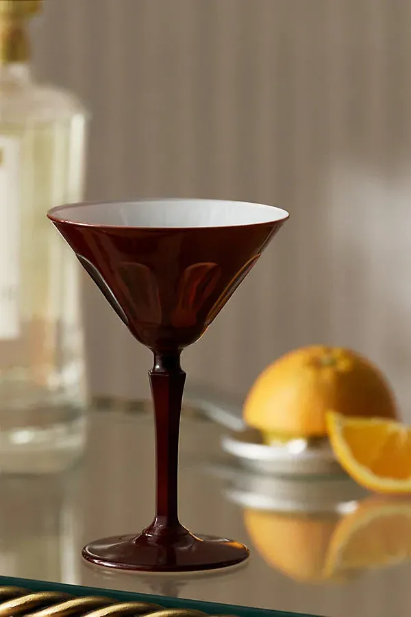 Rialto Martini Glasses Set of 2 - Red by Anthropologie