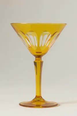 Rialto Martini Glasses Set of 2 - Yellow by Anthropologie, image 2