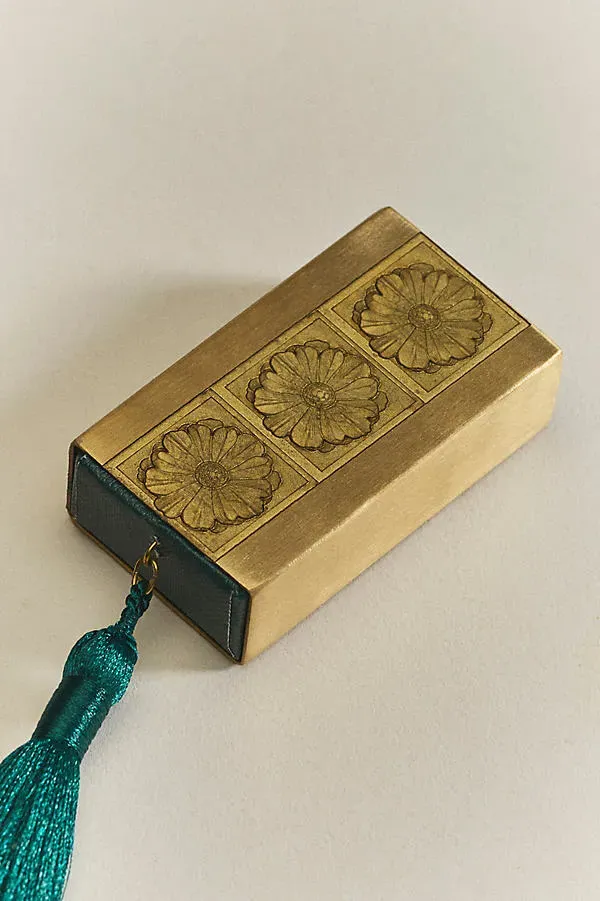 Skeem Brass Match Holder - Gold, Brass product