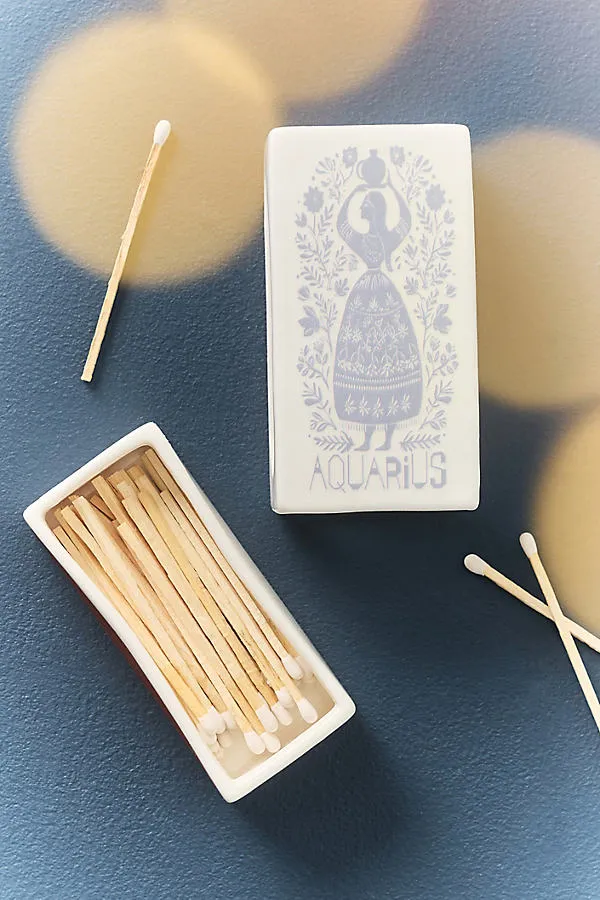 Zodiac Ceramic Matchbox by Anthropologie