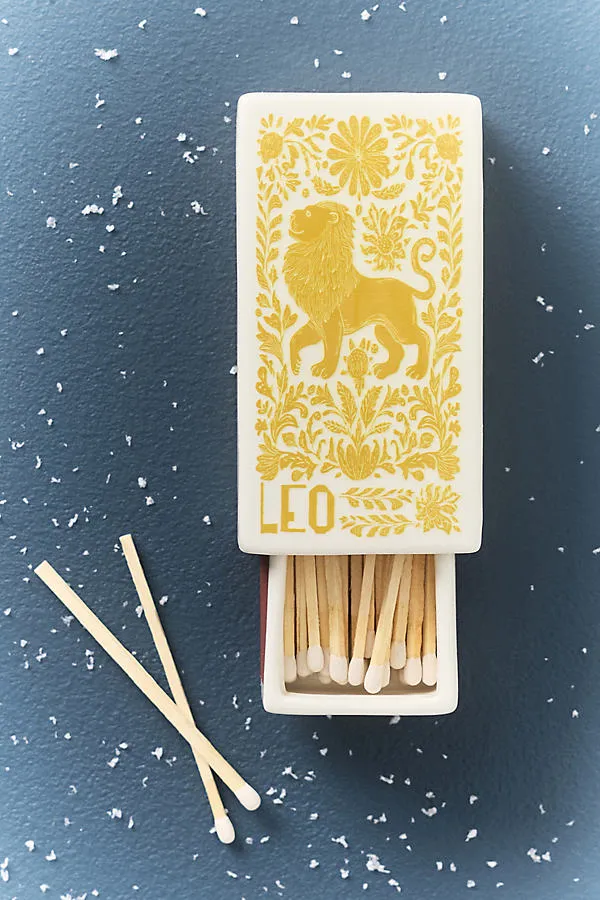 Zodiac Ceramic Matchbox by Anthropologie
