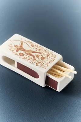 Zodiac Ceramic Matchbox by Anthropologie, image 2