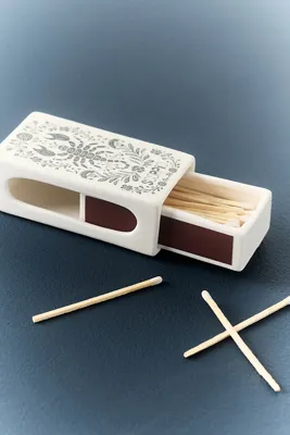 Zodiac Ceramic Matchbox by Anthropologie, image 2