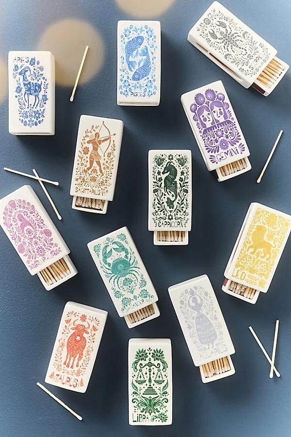 Zodiac Ceramic Matchbox by Anthropologie