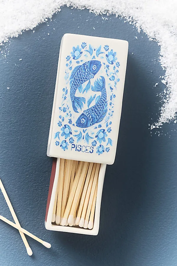 Zodiac Ceramic Matchbox by Anthropologie