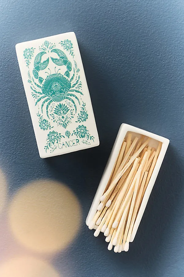 Zodiac Ceramic Matchbox by Anthropologie