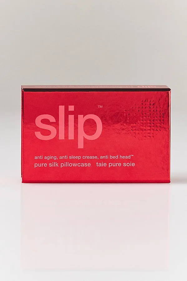 Slip Queen Size Silk Pillowcase - Scarlet product