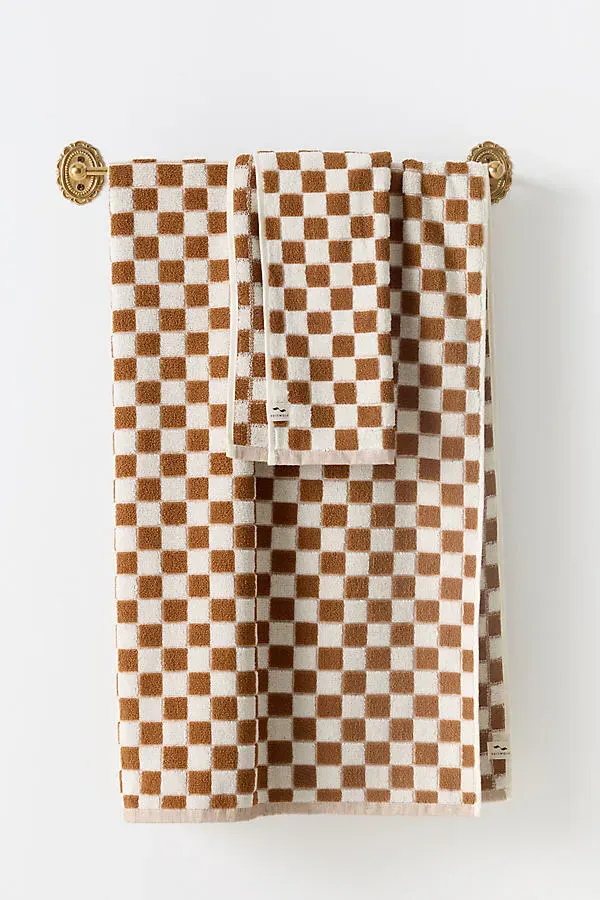 Mate Bath Towel Collection - Brown, Cotton product