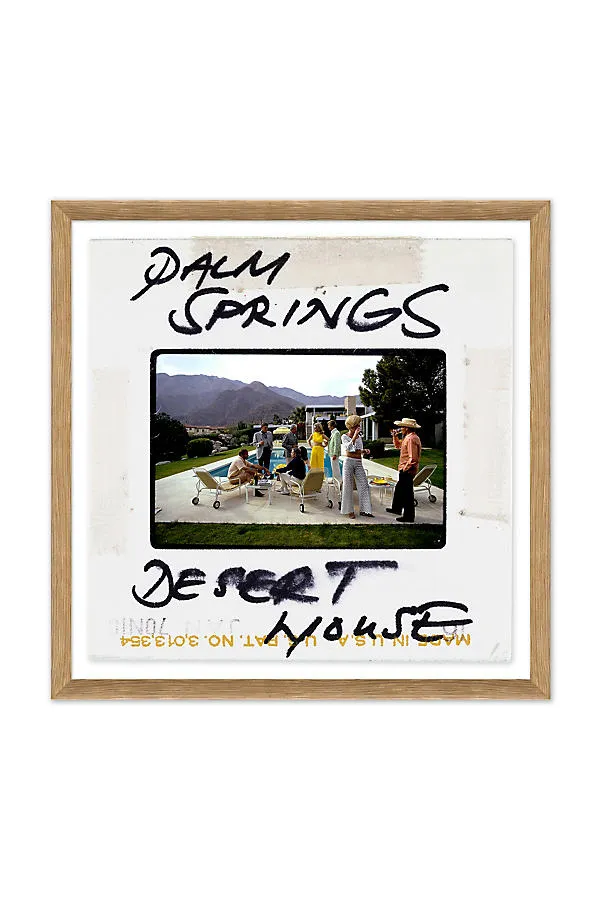 Slim Aarons Desert House Party Wall Art by Anthropologie
