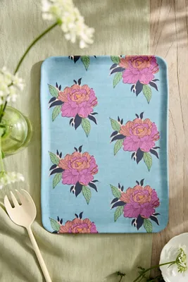 Blossom Melamine Serving Platter - Bamboo Melamine product