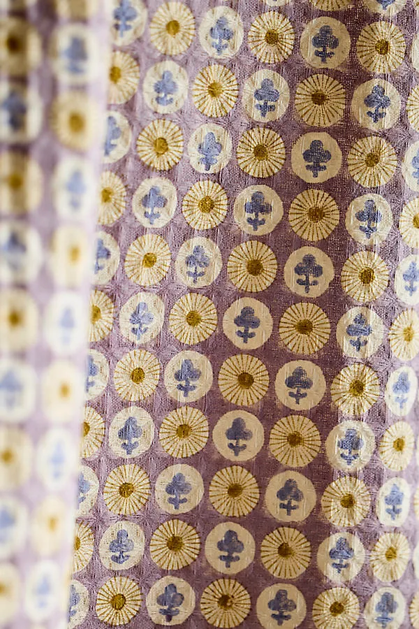Floral Medallion Hand Towel - Purple, Cotton product