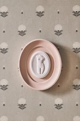 Framed Intaglio Wall Plaque - Pink, Plaster by Anthropologie, image 2