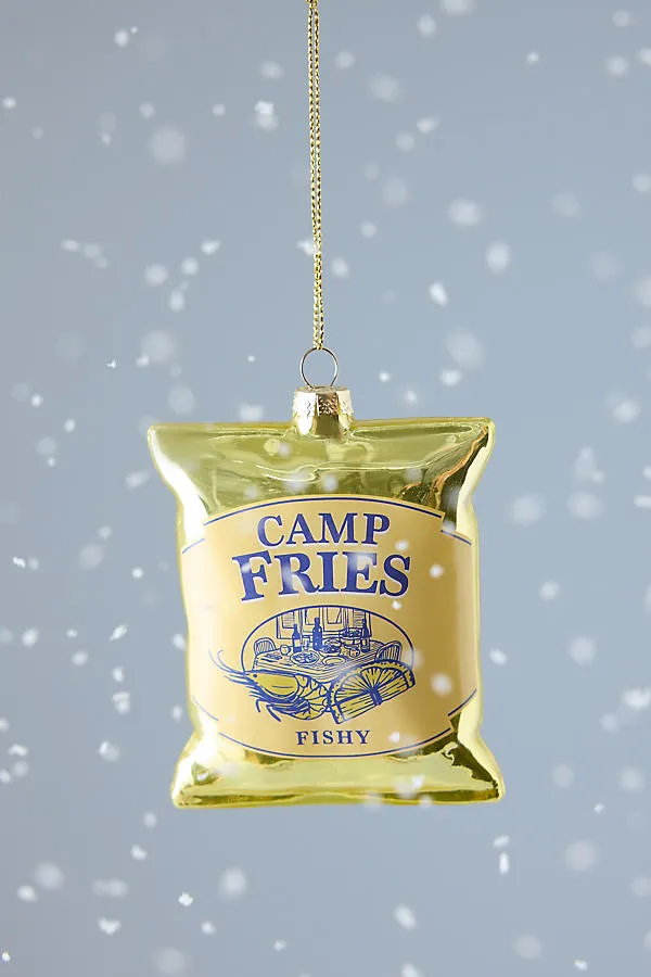 Camp Fries Glass Decoration by Anthropologie
