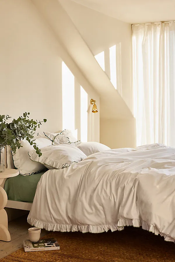 Provence Double Bedding Set - Olive, Cotton Sateen product