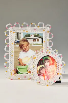 Beaded Picture Frame - Plastic by Anthropologie, image 2