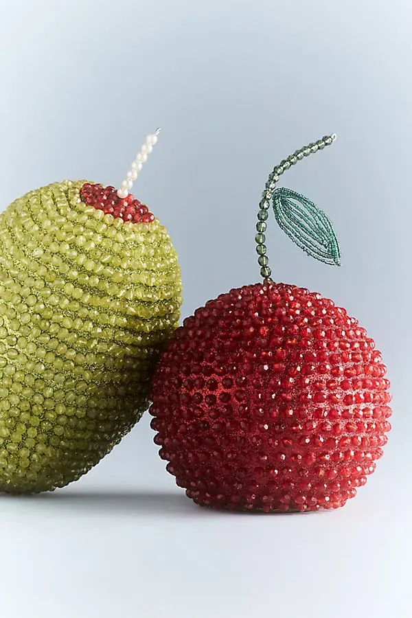 Susan Alexandra Icon Tree Topper Decorative Object - Red, Plastic by Anthropologie