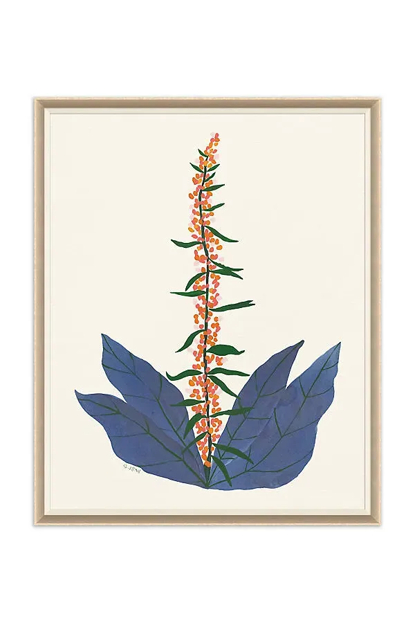 Susan Hable for Soicher Marin Yucca Wall Art - Blue by Anthropologie