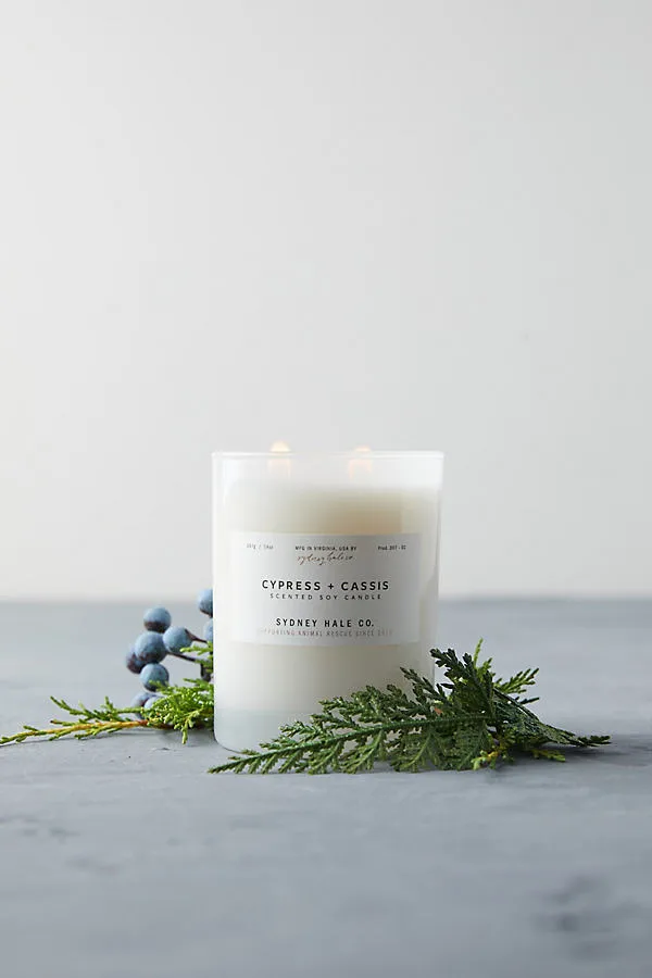 Sydney Hale Cypress + Cassis Candle by Anthropologie