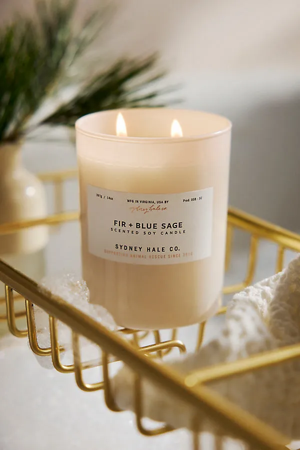 Sydney Hale Fir + Blue Sage Candle by Anthropologie