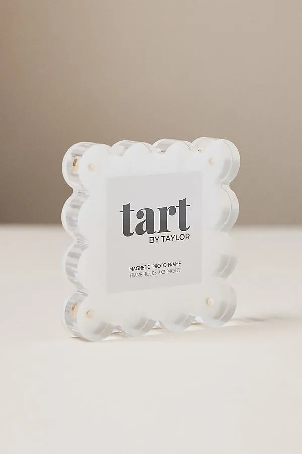 Tart by Taylor Acrylic Scalloped Picture Frame - Ivory by Anthropologie