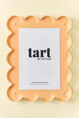 Tart by Taylor Acrylic Scalloped Picture Frame - Orange product