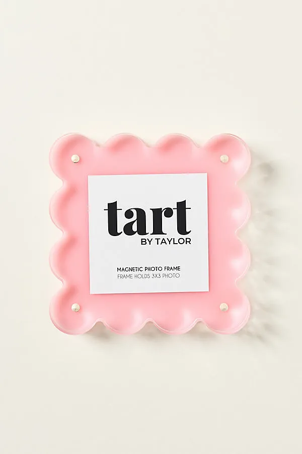 Tart by Taylor Acrylic Scalloped Picture Frame - Pink by Anthropologie