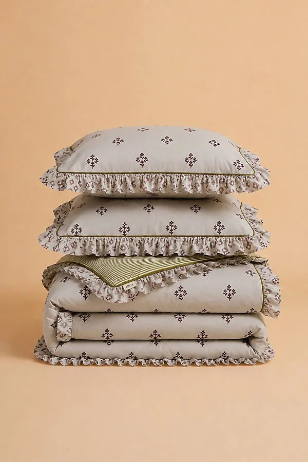 Cottage Floral EU Double Bedding Set - Cotton alternate view