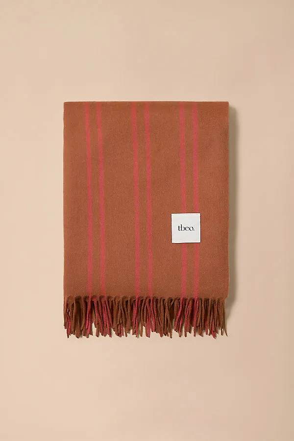 Lambswool Throw Blanket - Brown product