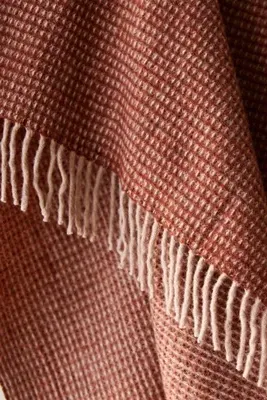 Recycled Wool Throw - Orange product