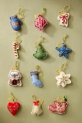 Advent Ornaments - Set of 12 by Anthropologie, alternate view