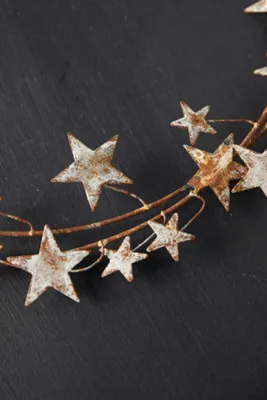 Aged Iron Star Wreath - Iron product