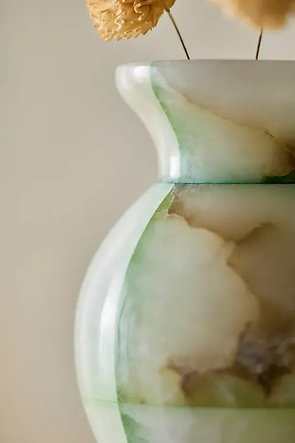 Alabaster Vase - Green product