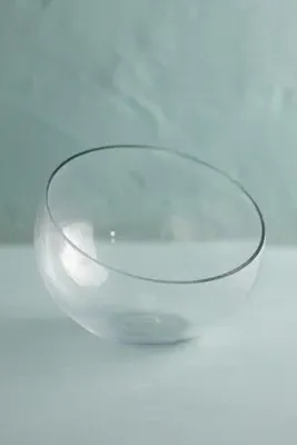 Angled Circular Medium Terrarium - Clear Glass product