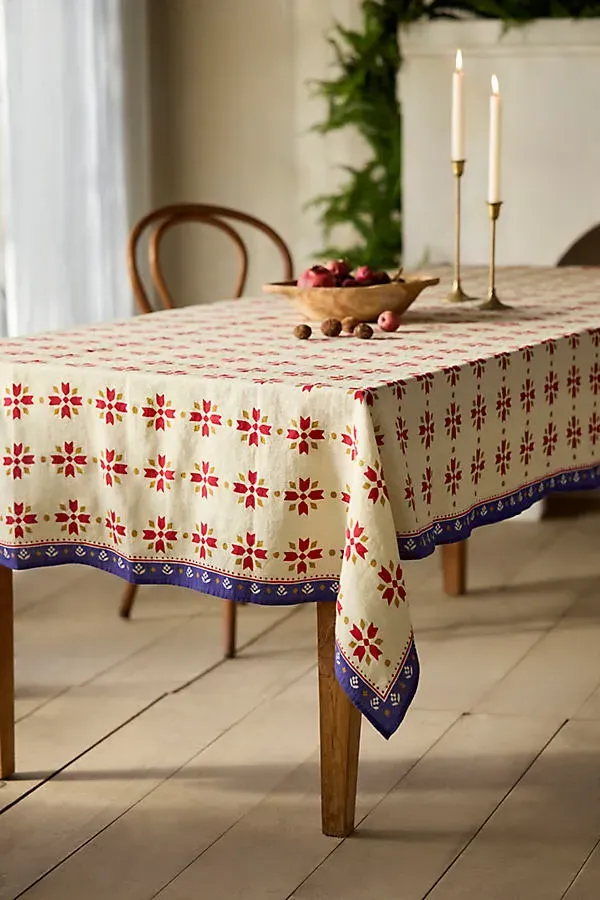 Arcadia Linen Tablecloth by Anthropologie