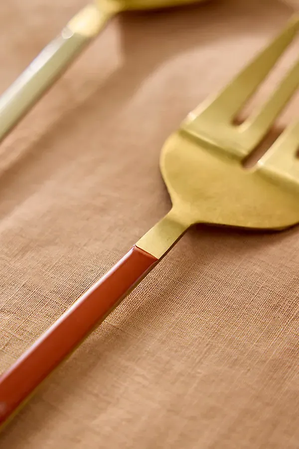 Autumn Enamel Serving Utensil Set by Anthropologie, image 2