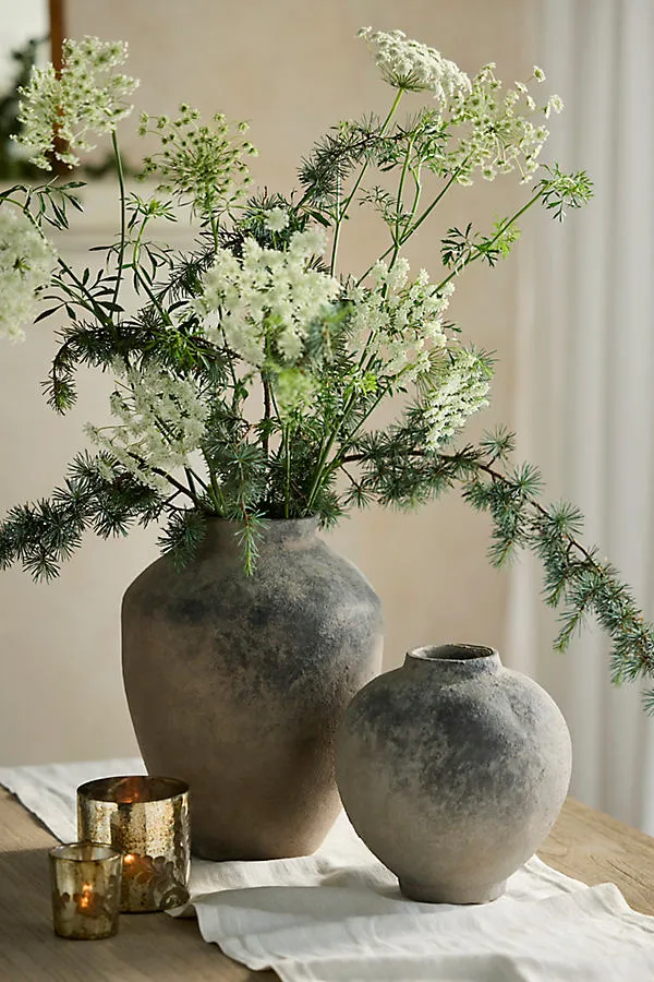 Avery Large Vase - Terracotta by Anthropologie