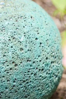 Barnacle Garden Sphere - Green, Glazed Ceramic product