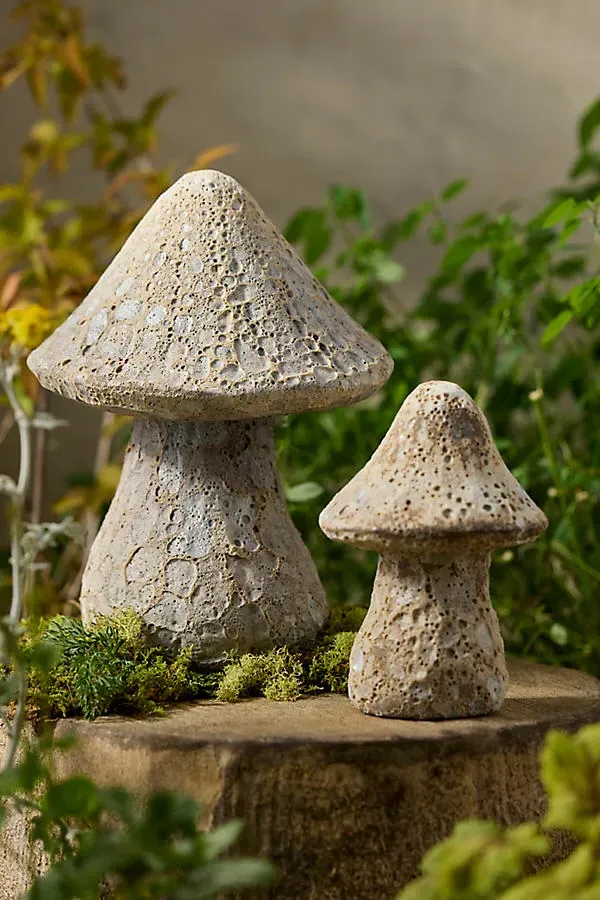 Barnacle Large Decorative Mushroom - Stoneware by Anthropologie