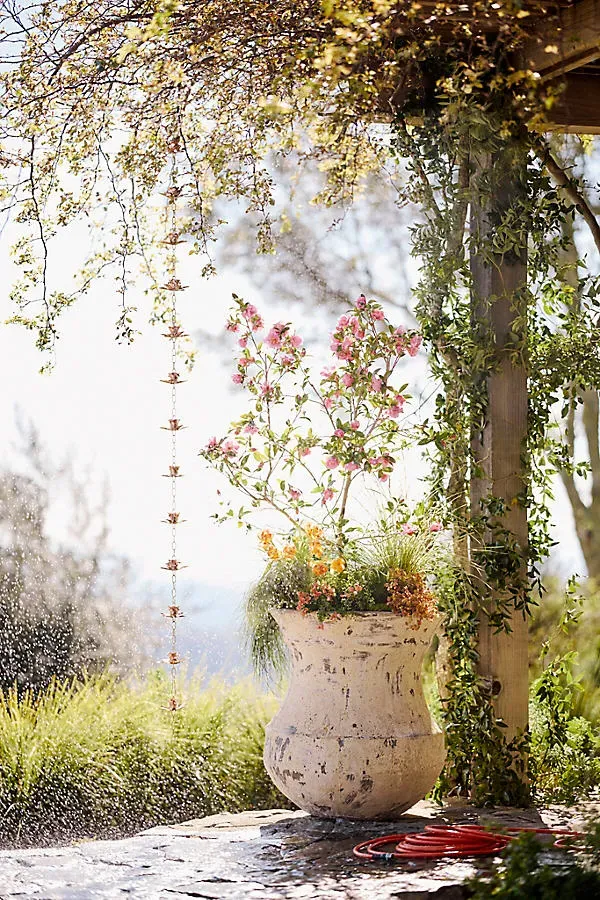 Barnacle Pluto Planter - Beige by Anthropologie