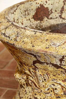 Barnacle Thistle Garden Urn - Ivory, Earthenware product
