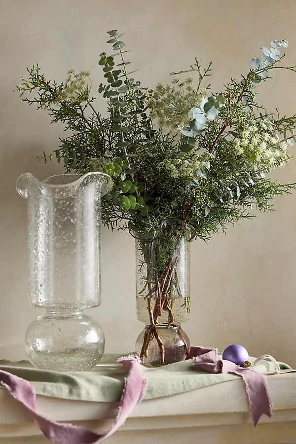 Blown Glass Bulb Vase - Clear, Glass by Anthropologie